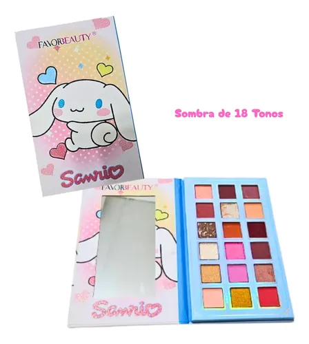 Set Maquillaje Cinnamoroll Paleta Labial Lip Balm Kawaii