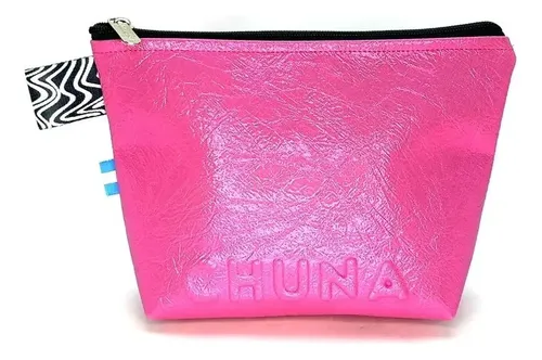 Necessaire Chuna Tina Destello Fucsia Maquillaje Cosmeticos