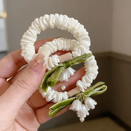 Elegante Cinta Para El Pelo Con Forma De Lirio De Los Valles