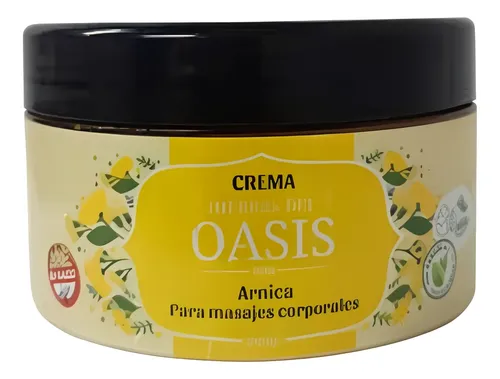 Crema Hierbas Del Oasis Para Masajes Corporales Con Árnica