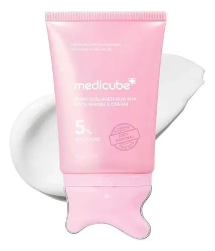 Medicube Pdrn Collagen Gua Sha Neck Wrinkle Cream Todo Tipo De Piel Día/noche