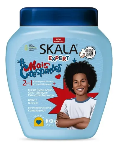 Kit Skala Para Rulos Niños Crespinhos + Cachinhos + Cepillo