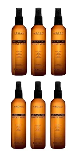 Kit X 6 Brillo Argán Oil Shine Mist 120ml Fidelité
