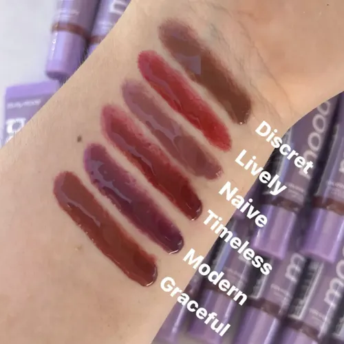 Lipgloss Labial Colour Lips Liquido Mood Ruby Rose