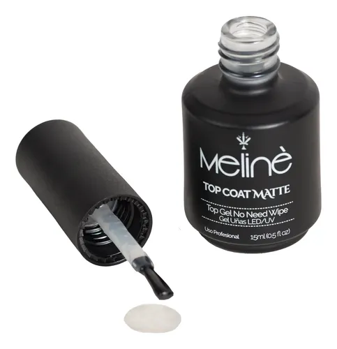 Esmalte Top Coat Matte Semipermanente Meline
