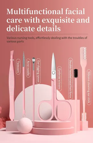Set Manicura Pedicura 12 Piezas Estuche Valija Con Ruedas