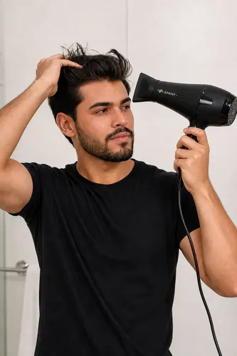 Secador De Pelo Sprint Sp-05 2000w Profesional Con Boquillas
