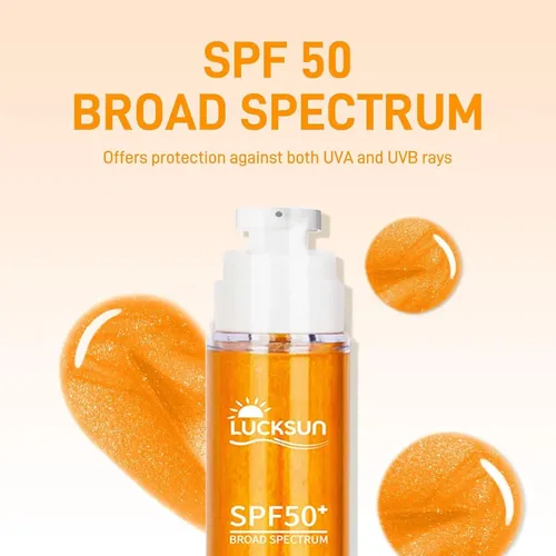 Protector Solar En Aceite Corporal Spf 50 Con Brillo