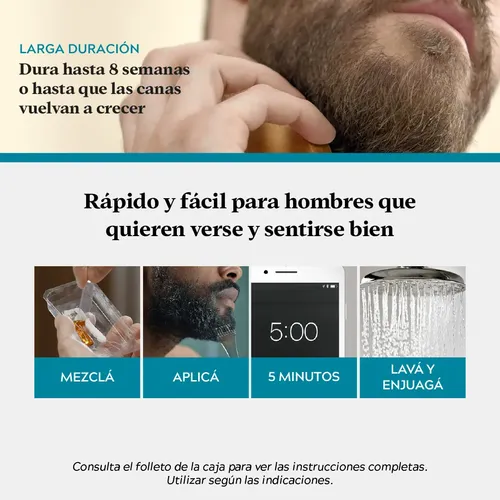 Tintura En Gel Just For Men Barba Y Bigote Varios Tonos 28ml