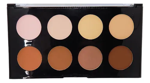 Paleta de Contorno e Iluminador Karite Glow Color con 8 Tonos