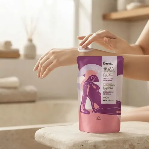 Natura Tododia Ciruela y Flor de Vainilla Recarga de Crema 400ML