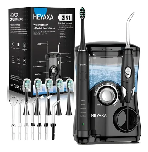 Combo Cepillo Eléctrico Y Hilo Dental De Agua Compacto