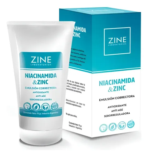 Crema Emusion Niacinamida Y Zinc X 70gr Antiage Zine