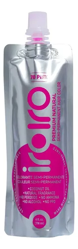 Tinte De Cabello Semipermanente Iroiro Premium Natural 70 Pi