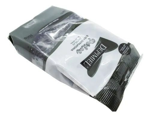 Depimiel Cera Depilatoria Perlas Negra Con Lama Negra 200gr