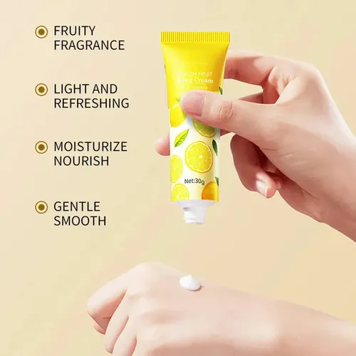 Set 5 Cremas Manos Frutales 30g Hidratantes