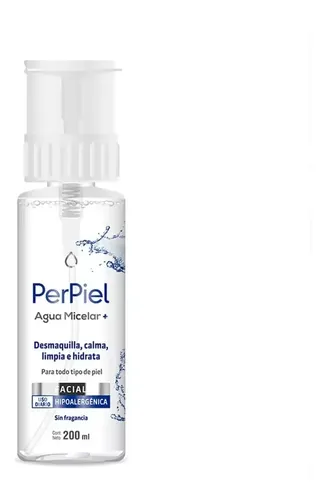 Perpiel Agua Micelar Facial Desmaquillante X200ml