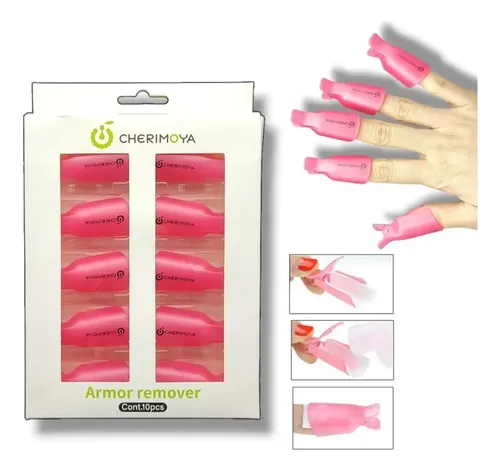 Broches Capuchon Removedor De Esmalte Pack X10 Cherimoya
