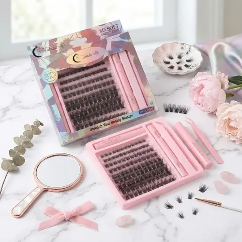 Kit De Extensiones De Pestañas Postizas Mix Diy Lash 8d