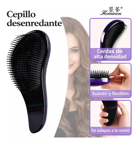 Cepillo Antifrizz Para Extensiones, Pelucas Y Pelo Natural