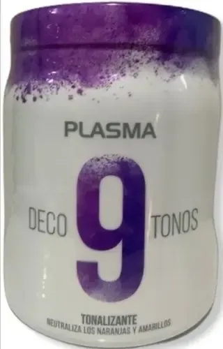 Decolorante Plasma Tonalizador 9 Tonos 500grs Formula Italia Tono Violeta
