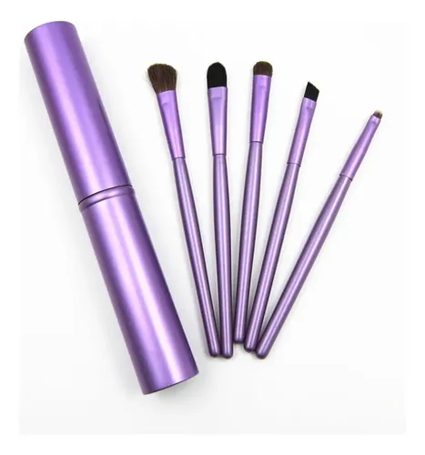 Set De 5 Brochas De Ojos Para Maquillaje