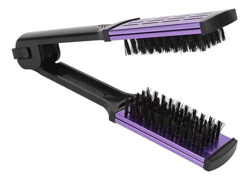 Cepillo Plano Con Pinza Para Alisar El Cabello, De Para
