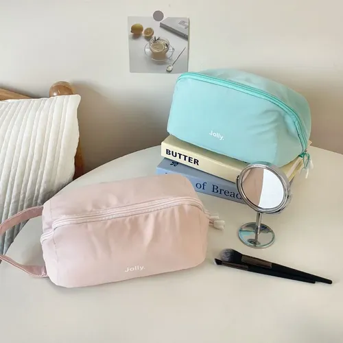 Estuche Cosmético Simple Para Maquillaje Mujer Con Varias Ca