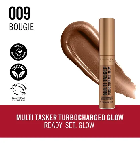 Bronzer Líquido Multitasker Turbocharged Glow Rimmel London
