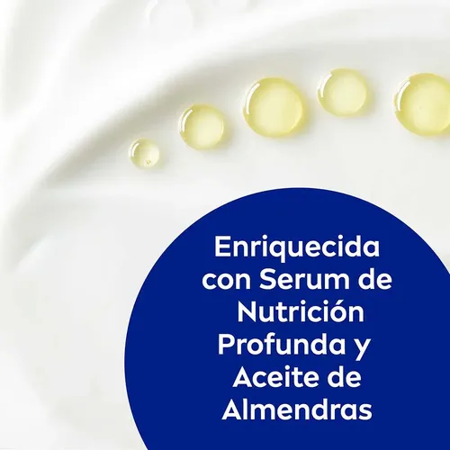 Crema para cuerpo Nivea Cuidado Corporal Milk Nutritiva en tubo 250mL