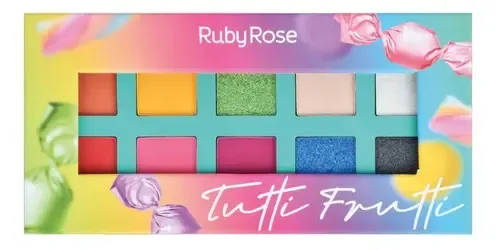 Paleta De Sombras Tutti Frutti Color De La Sombra Mixto