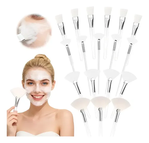 18 Piezas Para Serum Facial, Brocha Vibradora Y Spa