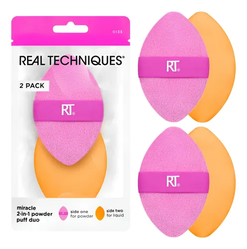 Mezcla De Maquillaje Puff Real Techniques Miracle 2 En 1 X2