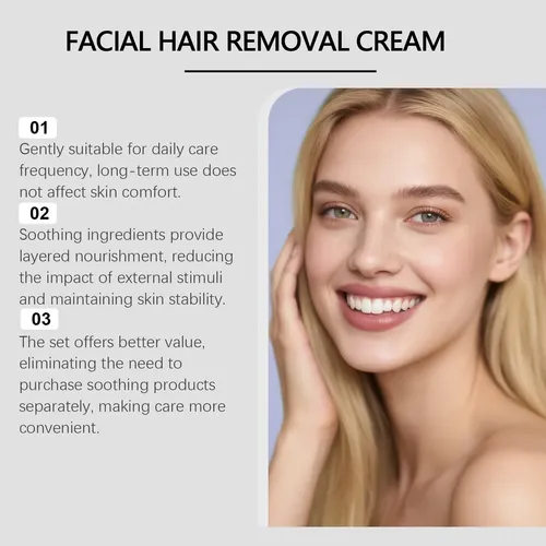 Set De Crema Depilatoria Facial Eelhoe, Facial De Limpieza S