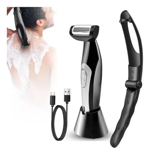 Depilación De Espalda Y Afeitadora Corporal Con Mango Ergonó