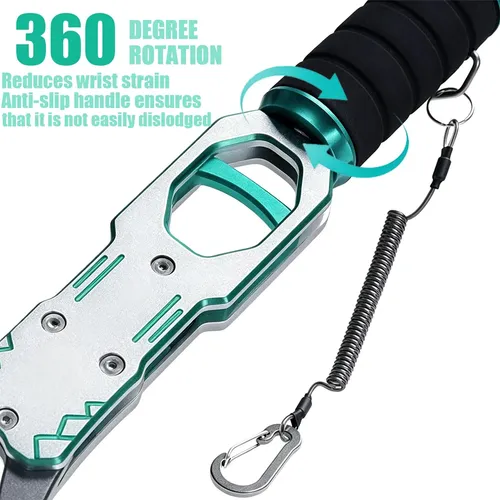 Agarrador De Labios De Aluminio 28 Cm Con Escala Hasta 18 Kg