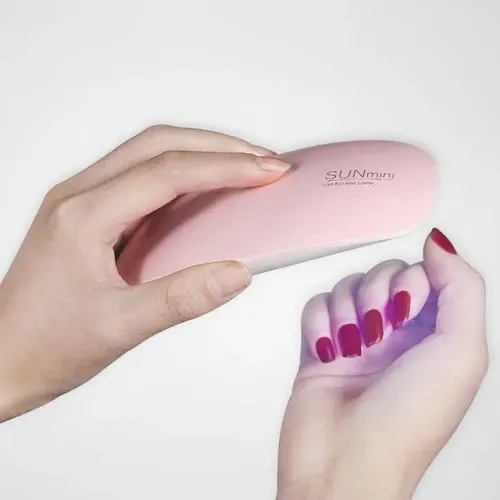 Lámpara Led Uv Para Uñas Gel Zbjbinch 6w Portátil