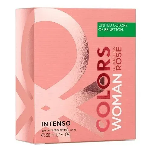 Perfume Benetton Colors Rose Woman Intenso Edp 50ml
