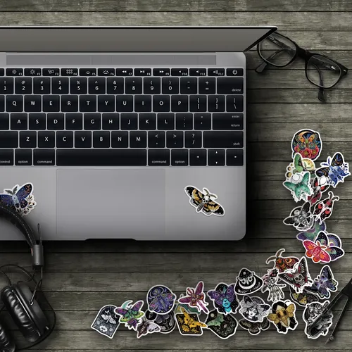 50pcs Luna Y Polilla Stickers Pack