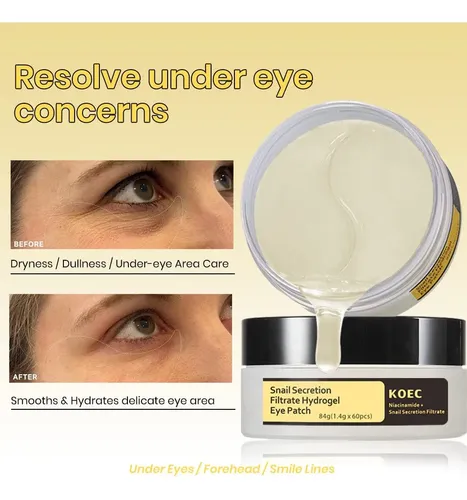Koec Snail Secretion Filtrate Eye Patch Niacinamide X 60 Und
