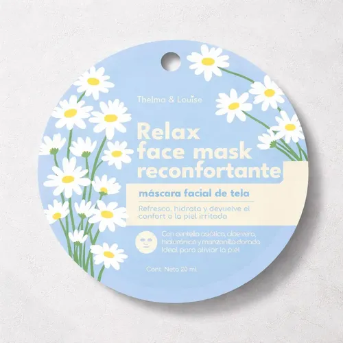 2 X Mascarilla Facial Reconfortante Con Manzanilla 20 Ml Sensible