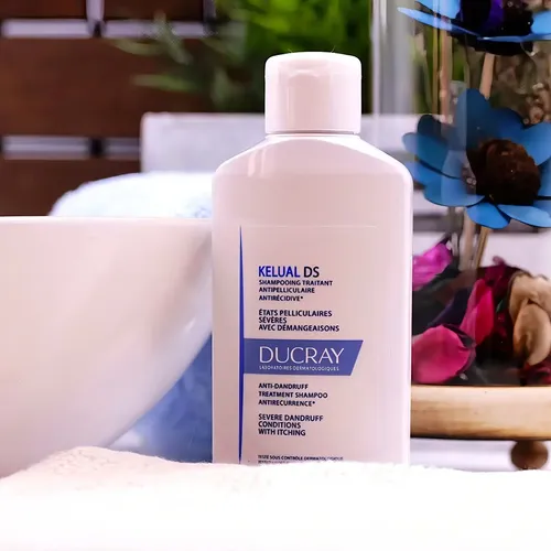 Shampoo Ducray Kelual DS Caspa severa persistente en botella X100ml