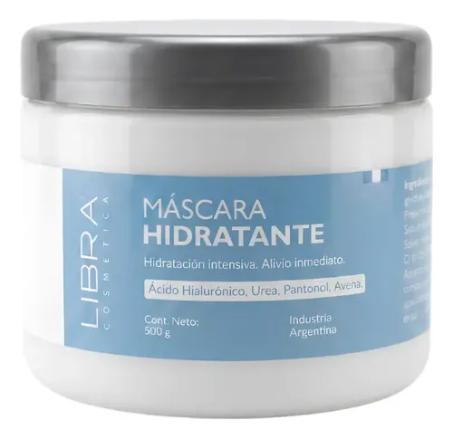 Máscara Hidratante Intensiva Libra Ácido Hialurónico 500g