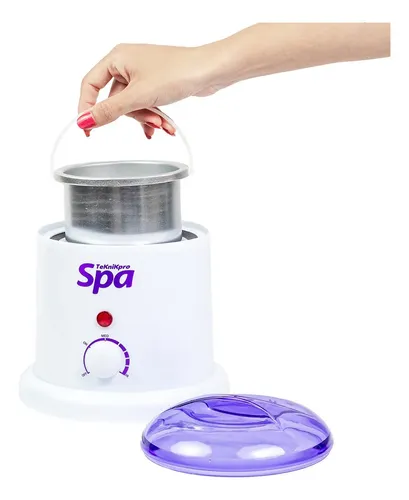 Calentador de cera depilatoria Teknikpro Wax Warmer220V color blanco