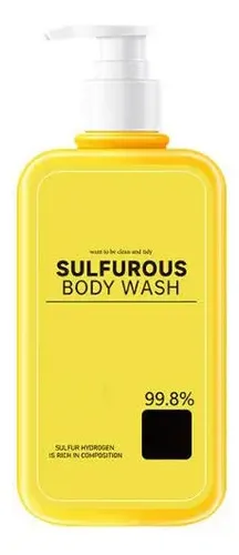 Gel De Ducha 3 En 1 De Azufre, 300 Ml, Para El Cuidado De La