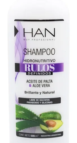 Han Rulos Definidos Shampoo Nutritivo Sin Sulfatos Local
