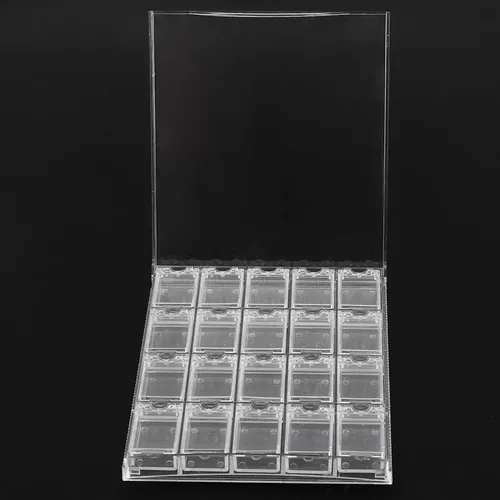 Organizador De Maquillaje Acrílico Con 20 Cinchas, 2 Unidade