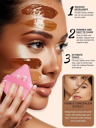 Set De 50 Esponjas De Maquillaje Rosas Drop E (gm) Hb