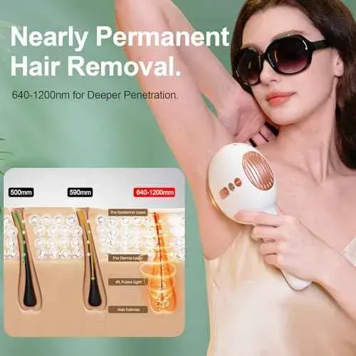 Depiladora Portátil Mujer Easy Glide Para Uso Diario
