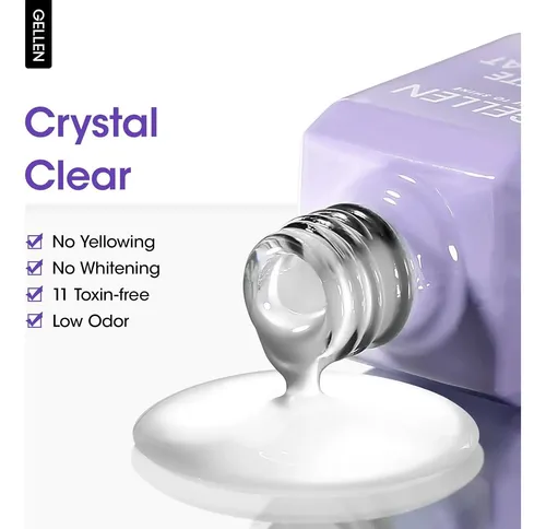 Top Coat Mate Gellen 18ml Esmalte De Uñas Gel Duradero